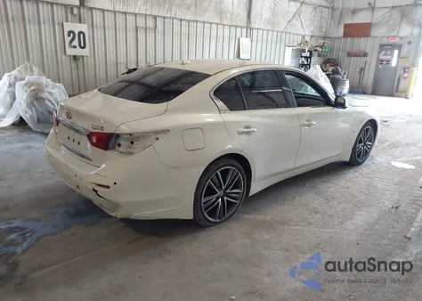 2015 Infiniti Q50 Sport z USA, uszkodzony, nr VIN JN1BV7AR4FM412362